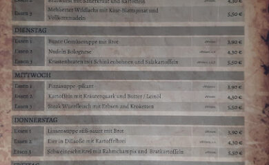 Restaurant mit Essen zum Mitnehmen Kantine "Zum Schnittendealer"